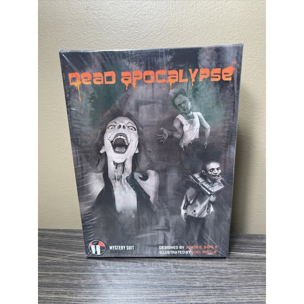 Dead Apocalypse Deck Building Card Game Mystery Suite 1-4 Players Joel Wittlif
